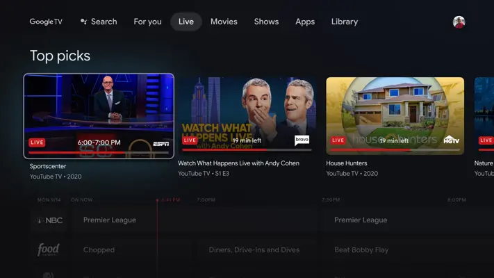 Google TV Home android App screenshot 1